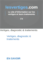 Mobile Screenshot of lesvertiges.com
